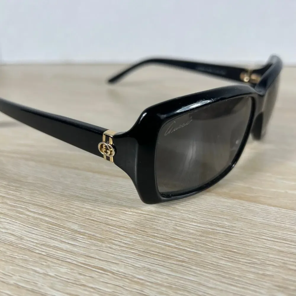 Gucci GG3590/S 807WJ Sunglasses Black FRAMES ONLY 57-15-125 Italy